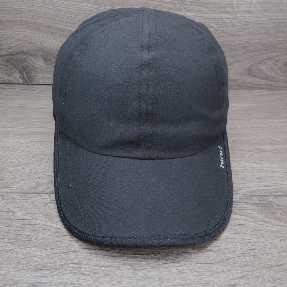 Hind Hat Cap Mens Strap Back Black Running Performance Gorpcore Athleisure